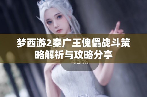 梦西游2秦广王傀儡战斗策略解析与攻略分享