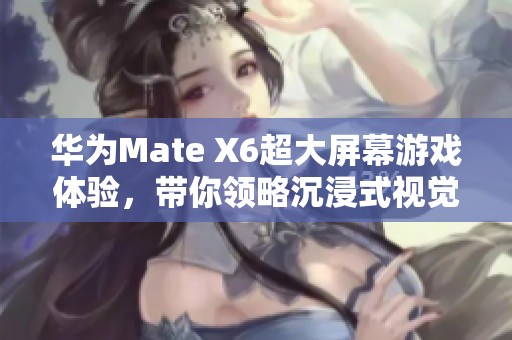 华为Mate X6超大屏幕游戏体验，带你领略沉浸式视觉享受与非凡性能
