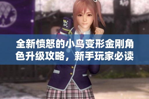 全新愤怒的小鸟变形金刚角色升级攻略，新手玩家必读的全面指南