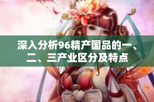 深入分析96精产国品的一、二、三产业区分及特点