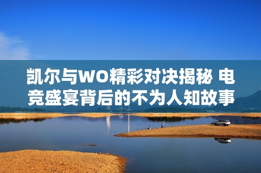 凯尔与WO精彩对决揭秘 电竞盛宴背后的不为人知故事和幕后精彩瞬间