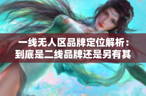 一线无人区品牌定位解析：到底是二线品牌还是另有其道