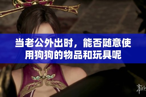 当老公外出时，能否随意使用狗狗的物品和玩具呢