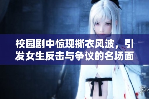 校园剧中惊现撕衣风波，引发女生反击与争议的名场面