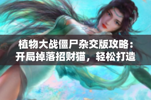 植物大战僵尸杂交版攻略：开局掉落招财猫，轻松打造坚固防线抵御僵尸入侵