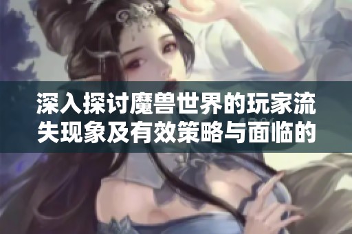 深入探讨魔兽世界的玩家流失现象及有效策略与面临的挑战分析