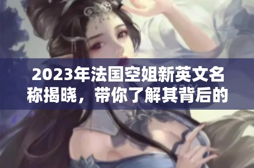 2023年法国空姐新英文名称揭晓，带你了解其背后的故事