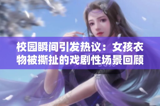 校园瞬间引发热议：女孩衣物被撕扯的戏剧性场景回顾