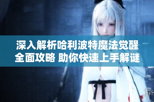 深入解析哈利波特魔法觉醒全面攻略 助你快速上手解谜乐趣尽享