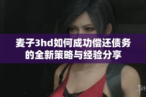 麦子3hd如何成功偿还债务的全新策略与经验分享