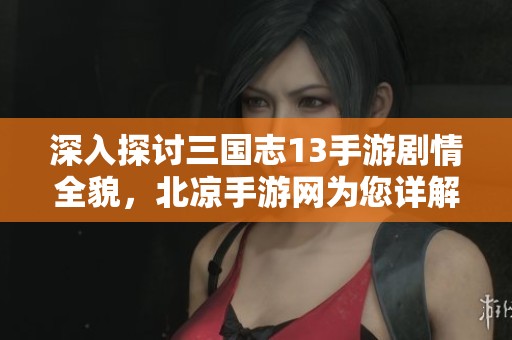 深入探讨三国志13手游剧情全貌，北凉手游网为您详解精彩故事背景与角色发展