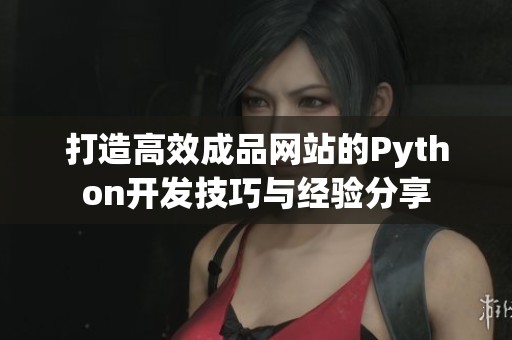 打造高效成品网站的Python开发技巧与经验分享