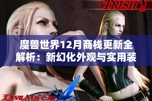 魔兽世界12月商栈更新全解析：新幻化外观与实用装备来临！
