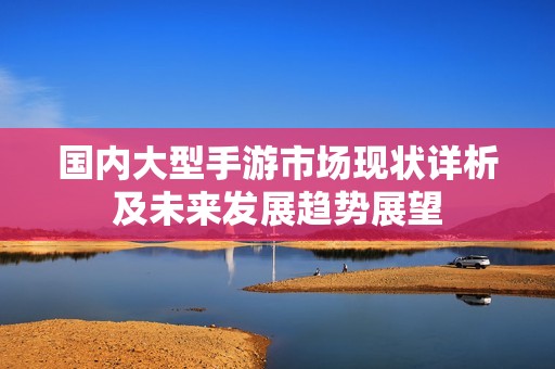 国内大型手游市场现状详析及未来发展趋势展望