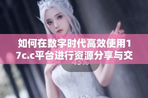 如何在数字时代高效使用17c.c平台进行资源分享与交换