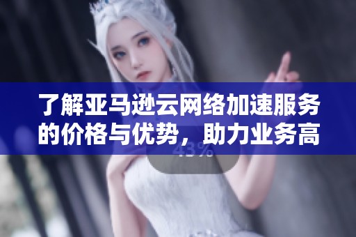 了解亚马逊云网络加速服务的价格与优势，助力业务高效发展