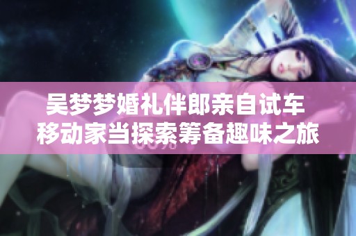 吴梦梦婚礼伴郎亲自试车 移动家当探索筹备趣味之旅