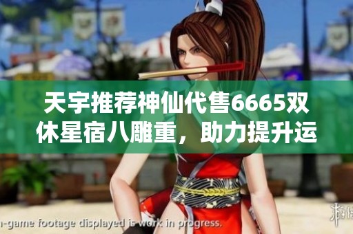 天宇推荐神仙代售6665双休星宿八雕重，助力提升运势与运转