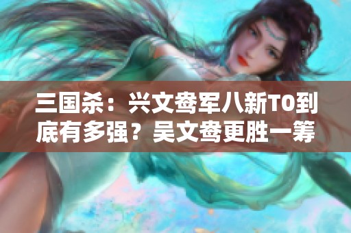 三国杀：兴文鸯军八新T0到底有多强？吴文鸯更胜一筹吗