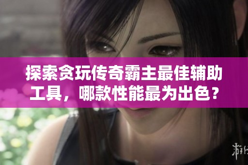 探索贪玩传奇霸主最佳辅助工具,哪款性能最为出色?
