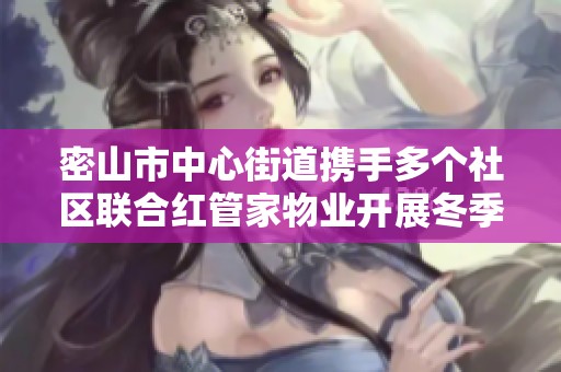 密山市中心街道携手多个社区联合红管家物业开展冬季清雪除冰行动