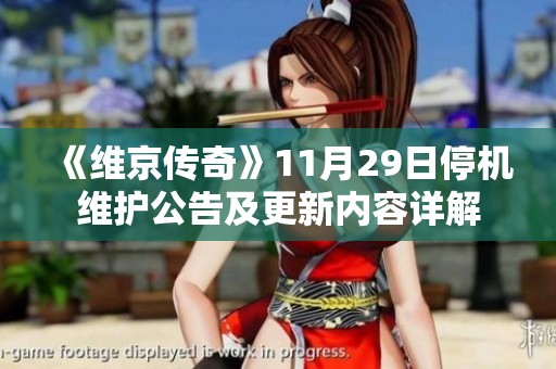 《维京传奇》11月29日停机维护公告及更新内容详解