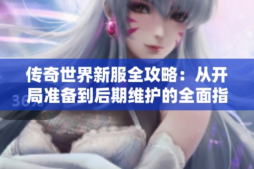 传奇世界新服全攻略：从开局准备到后期维护的全面指南