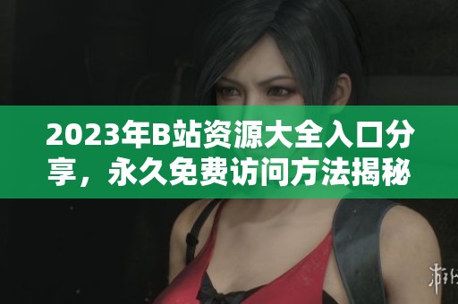 2023年B站资源大全入口分享，永久免费访问方法揭秘