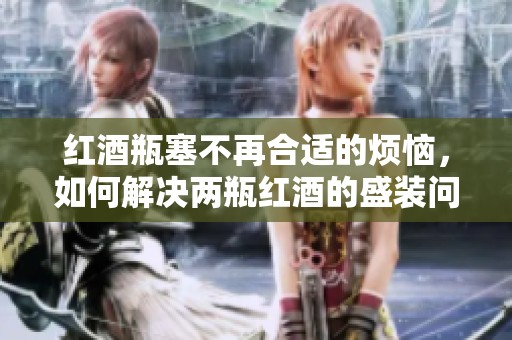 红酒瓶塞不再合适的烦恼，如何解决两瓶红酒的盛装问题